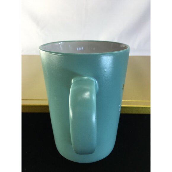 Family Inspired Meals by Ayesha Curry "I'd rather be in bed" Coffee Tea Mug Teal - Picture 4 of 12